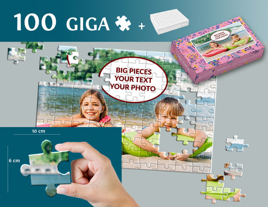 Photo puzzle 100 GIGA pieces  60 x 85 cm / 33.5 x 23.6 inches in a box