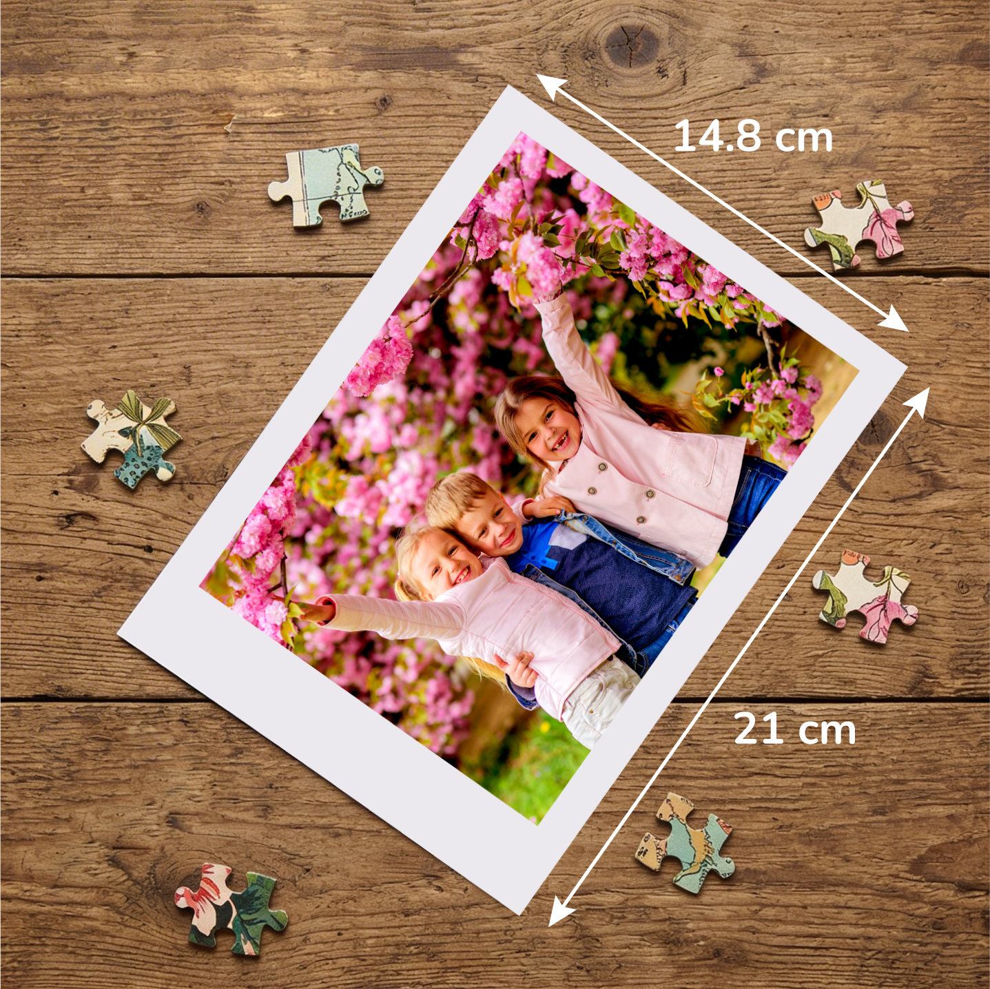 Photo puzzle 1500 pieces 58 x 85 cm / 22.8 x 33.5 inches in a bag