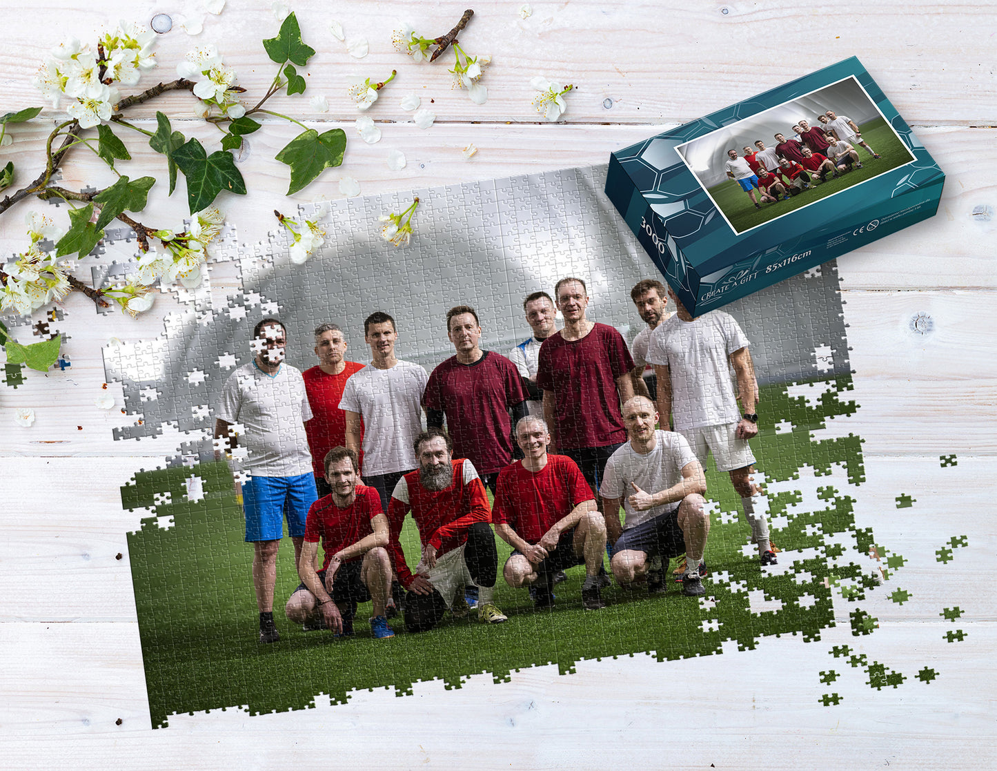 Fotopuzzle 3000 elementów 85 x 116 cm / 33,4 x 45,6 cali w pudełku