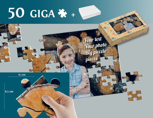 Photo puzzle 50 GIGA pieces 60 x 85 cm / 33,5 x 23,6 inches in a box
