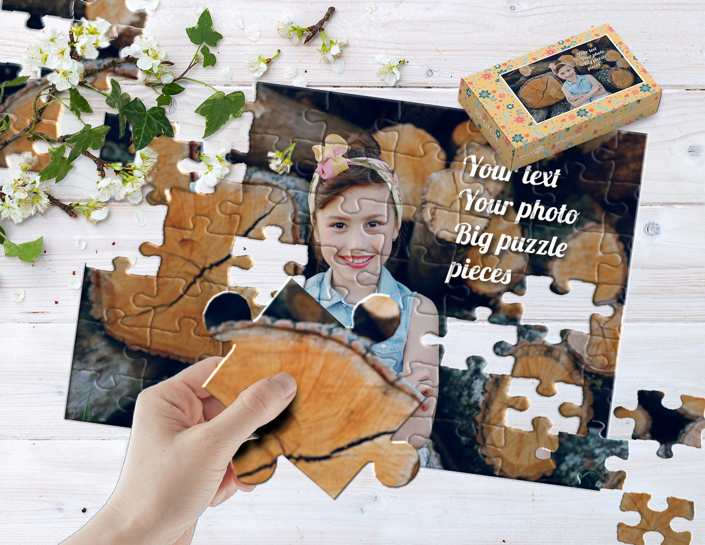 Photo puzzle 50 GIGA pieces 60 x 85 cm/ 33.5 x 23.6 inches in a box
