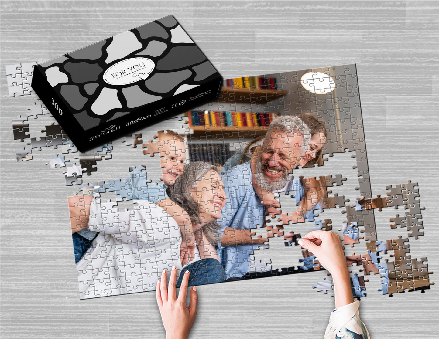 Photo puzzle 300 pieces 40 x 60 cm / 15.7 x 23.6 inches in a box
