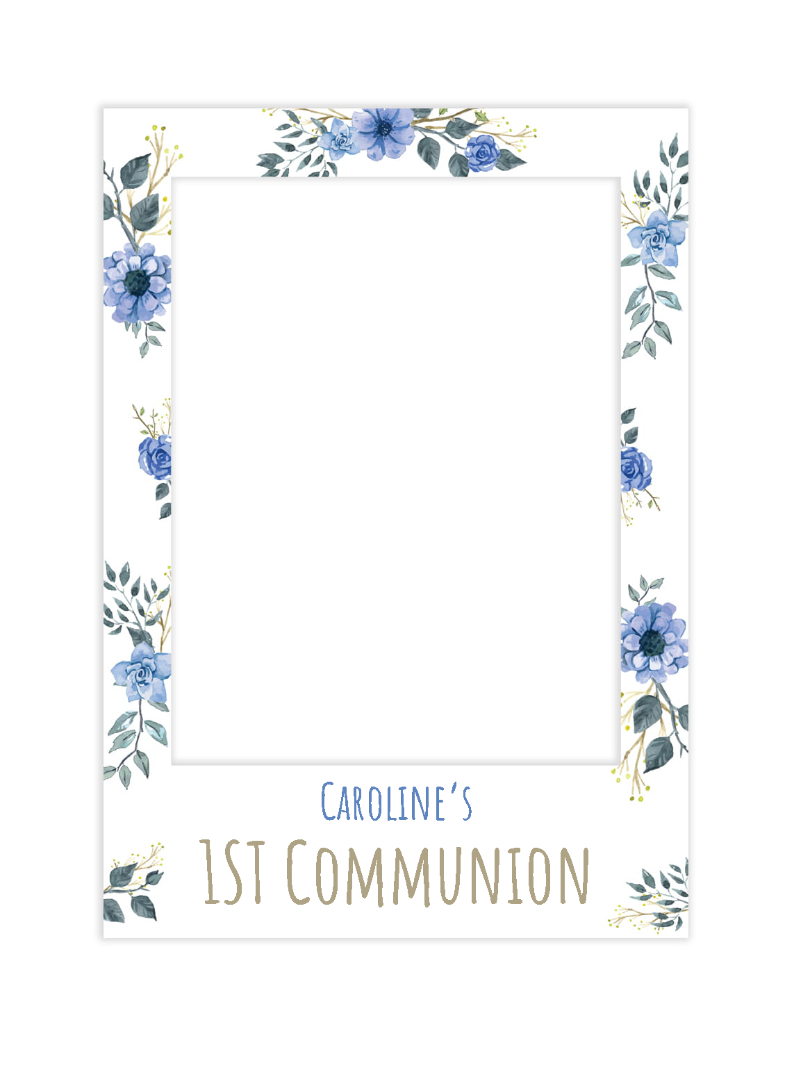 Photo frame for taking pictures WEDDING - customisable writing