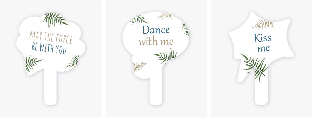 Birthday or party photo plates 15 pieces