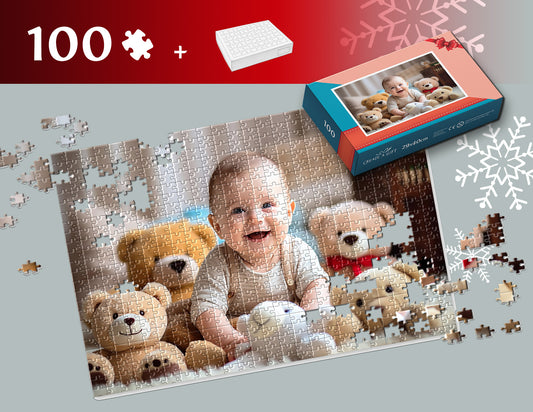 Photo puzzle 100 pieces  29 x 40 cm / 10.6 x 16.1 inches in a box