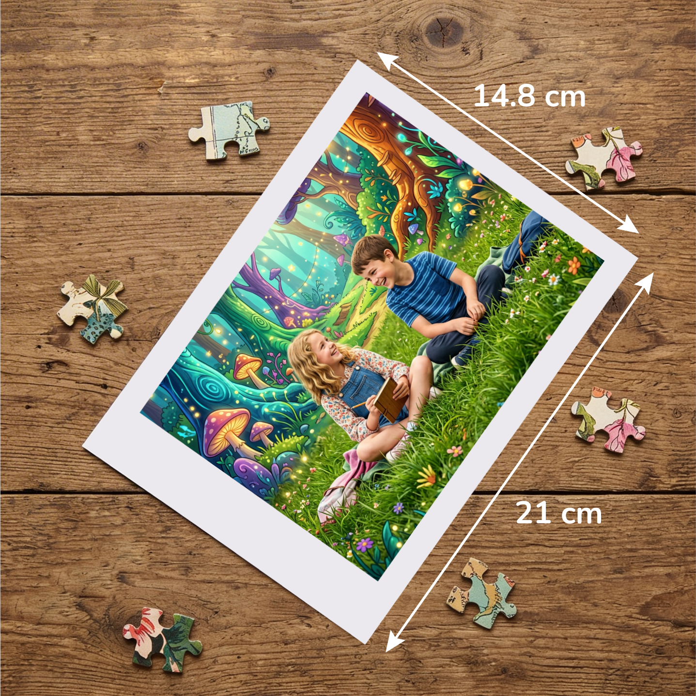 Photo puzzle 100 GIGA pieces  60 x 85 cm / 33.5 x 23.6 inches in a bag