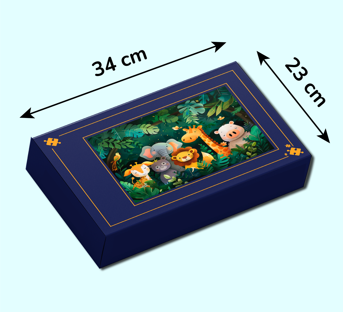 Photo puzzle 100 GIGA pieces  60 x 85 cm / 33.5 x 23.6 inches in a box
