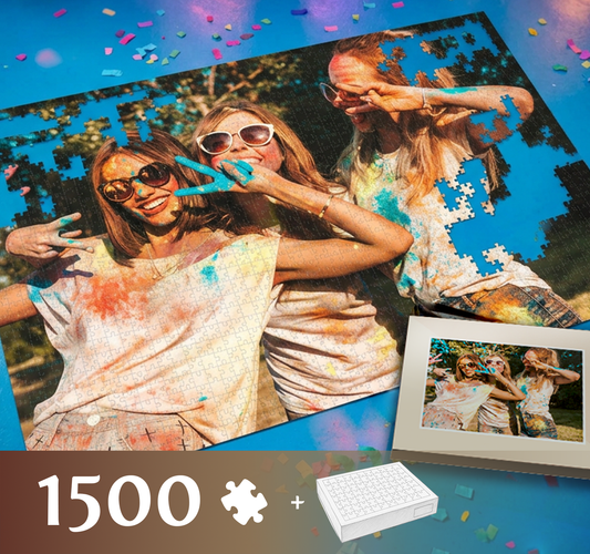 Photo puzzle 1500 pieces 58 x 85 cm / 22.8 x 33.5 inches in a box