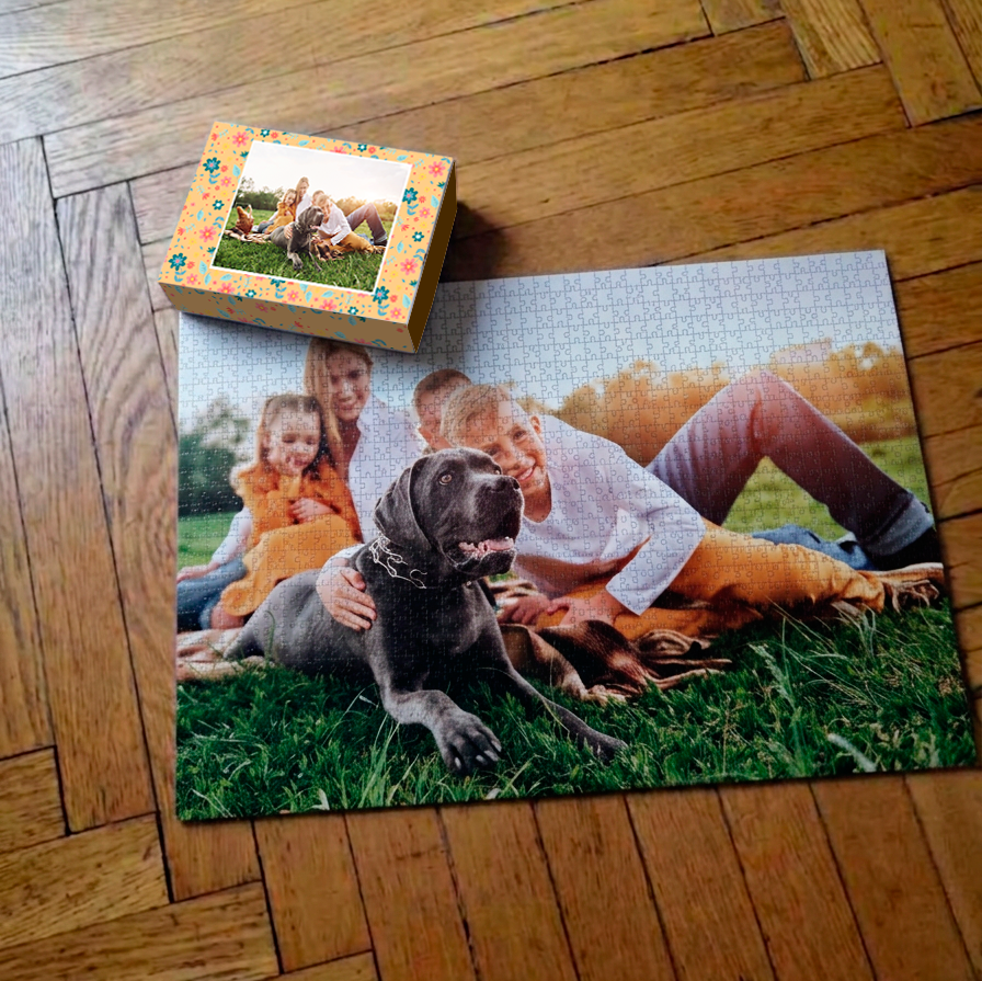 Fotopuzzle 1500 Elemente 58 x 85 cm in einer Box
