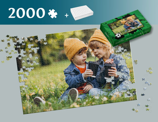 Photo puzzle 2000 pieces 68 x 92 cm / 26.7 x 37.7 inches in a box