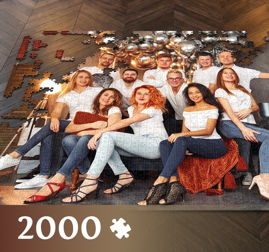 Photo puzzle 2000 pieces 68 x 96 cm / 26.7 x 37.7 inches in a bag