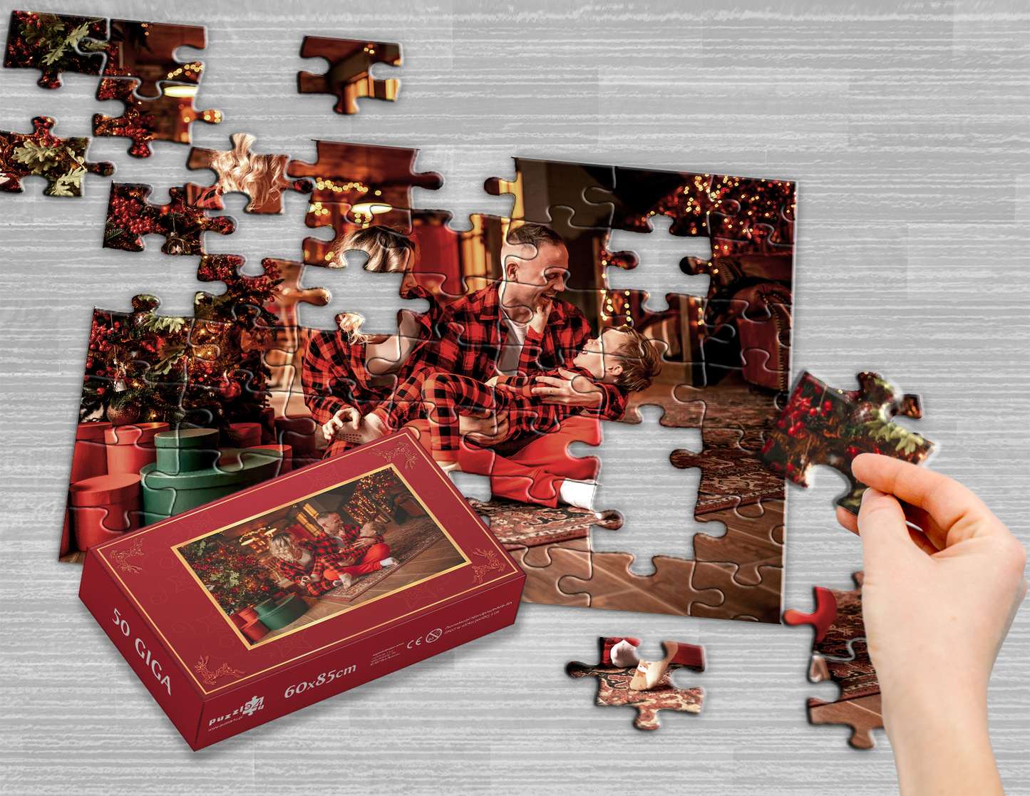 Foto puzzle GIGA 50 velkých dílků 60 x 85 cm v KRABIČCE