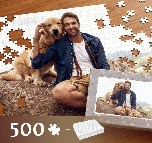 Photo puzzle 500 pieces 33 x 47 cm / 12.9 x 18.5 inches in a box
