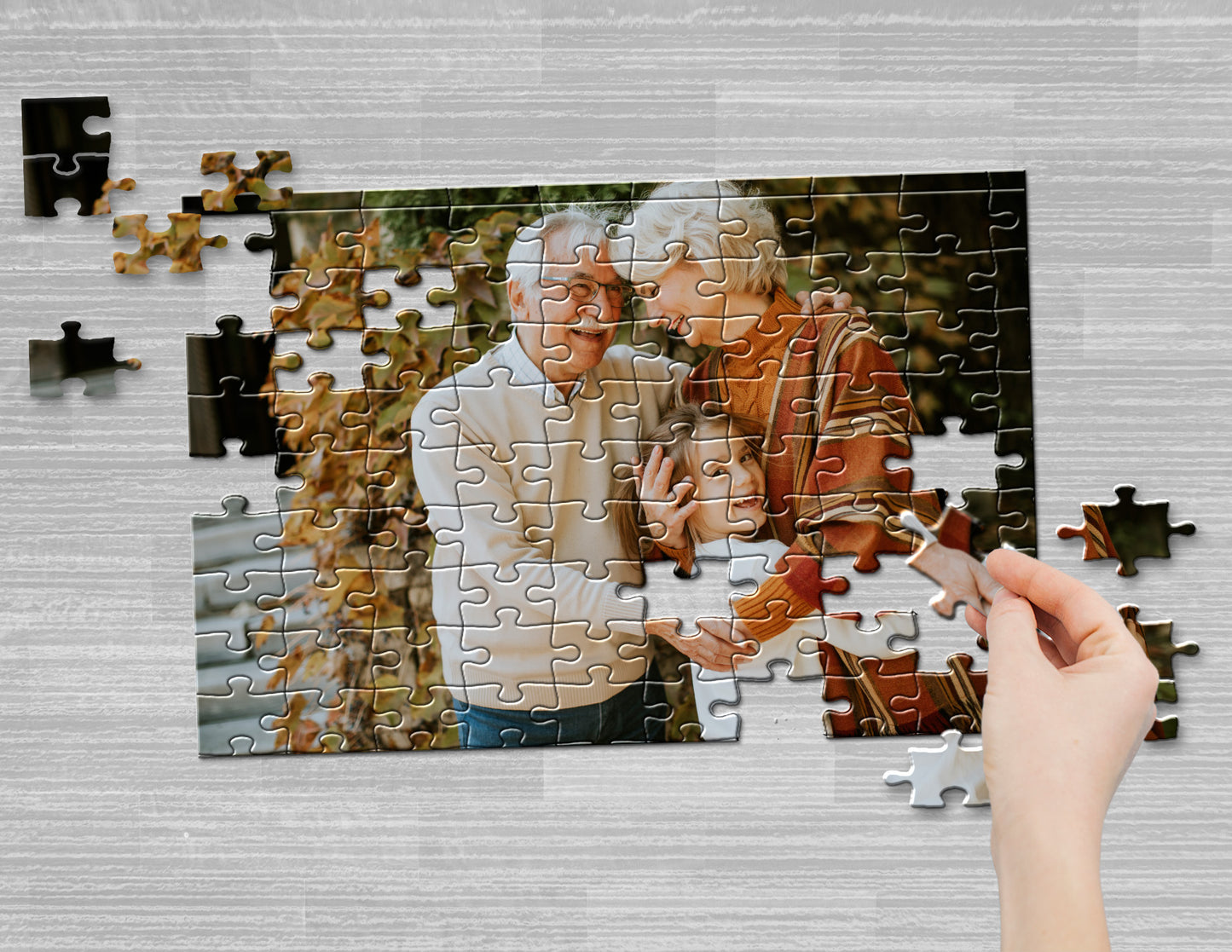 Foto puzzle GIGA 50 velkých dílků 60 x 85 cm v sáčku 