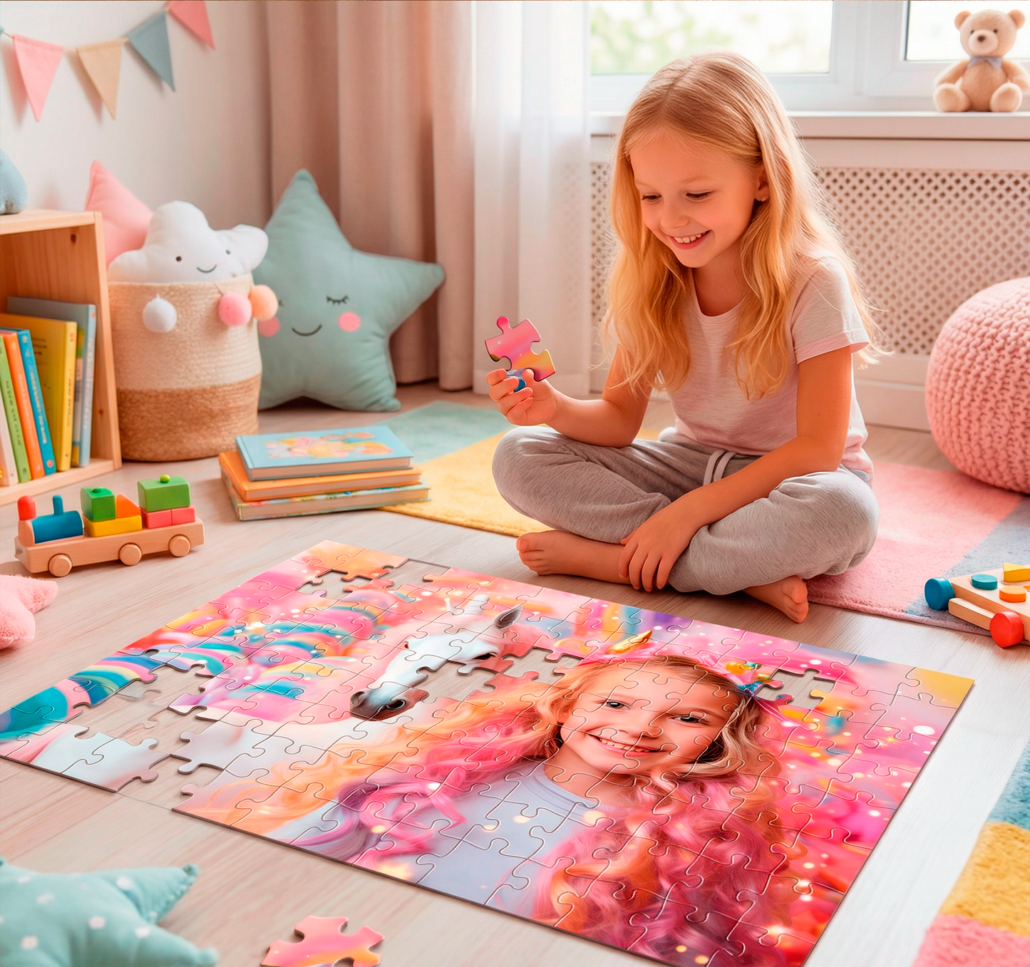 Photo puzzle 100 GIGA pieces  60 x 85 cm / 33.5 x 23.6 inches in a box