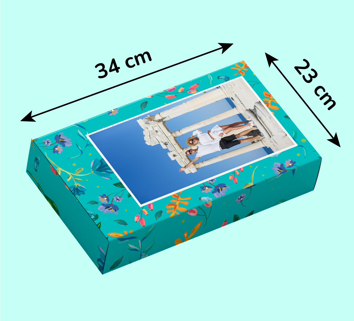 Photo puzzle 1000 pieces 48 x 68 cm / 18.5 x 26.7 inches in a box