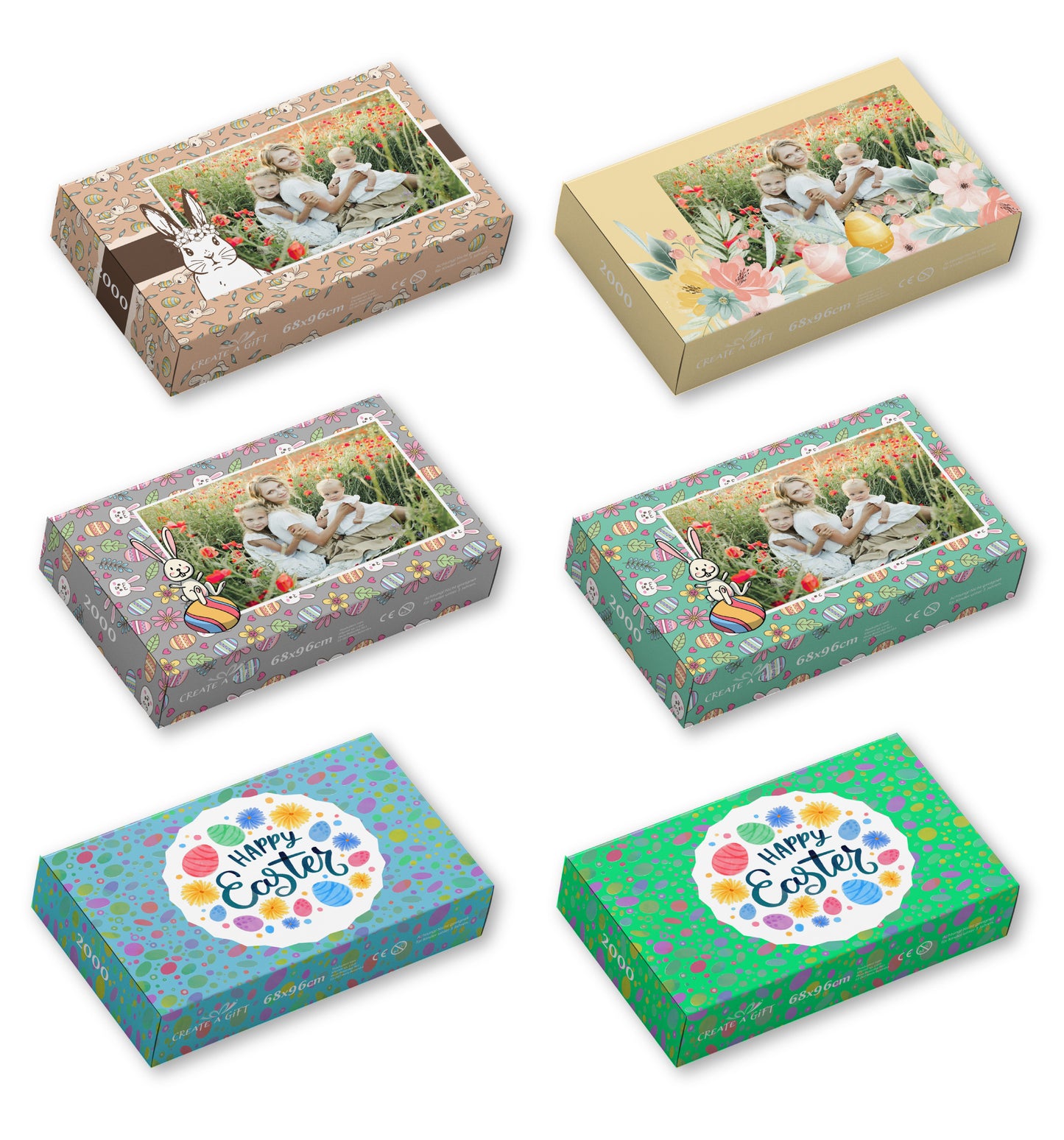 Photo puzzle 2000 pieces 68 x 96 cm / 26.7 x 37.7 inches in a box