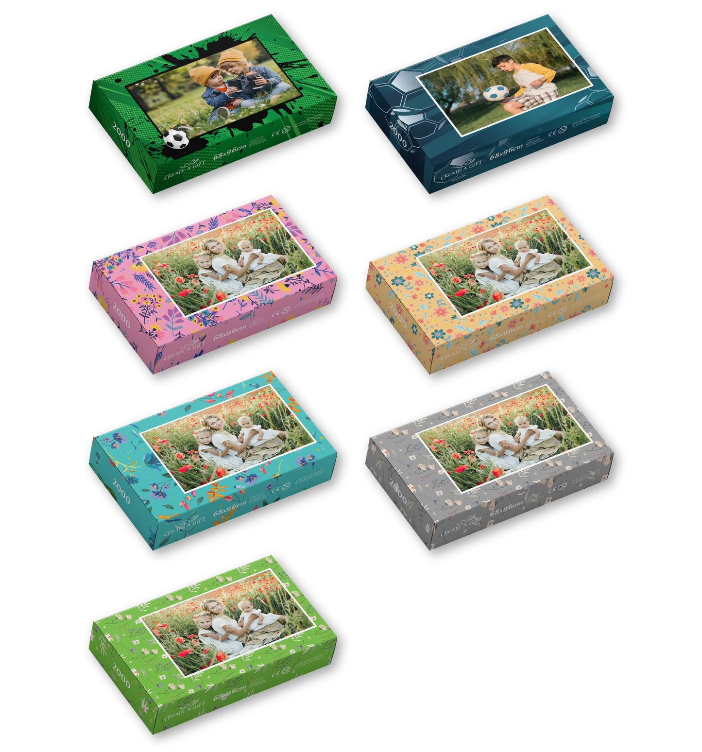 Photo puzzle 2000 pieces 68 x 96 cm / 26.7 x 37.7 inches in a box