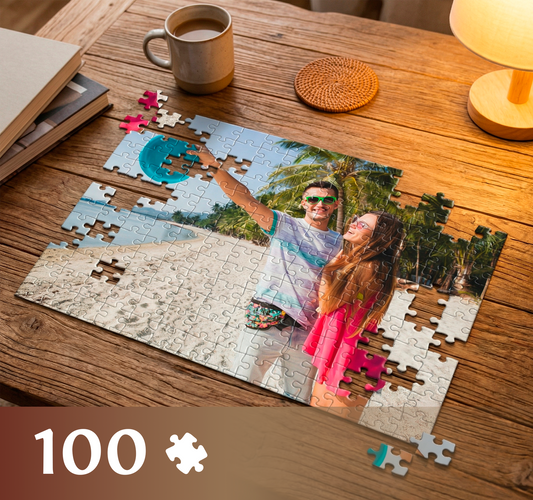 Photo puzzle 100 pieces 29 x 40 cm / 10.6 x 16.1 inches in a bag