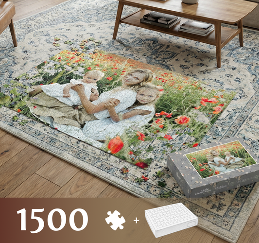 Photo puzzle 1500 pieces 58 x 85 cm / 22.8 x 33.5 inches in a box