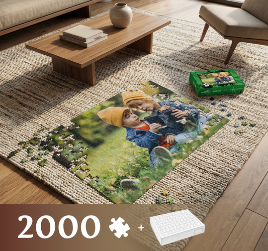 Photo puzzle 2000 pieces 68 x 92 cm / 26.7 x 37.7 inches in a box